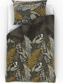 Kvalitex Luxury collection Páfrány szatén ágyneműhuzat, 140 x 200 cm, 70 x 90 cm, 140 x 200 cm, 70 x 90 cm