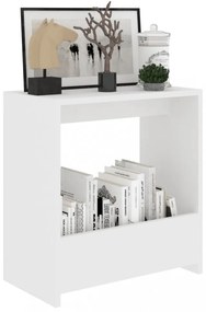 fehér forgácslap kisasztal 50 x 26 x 50 cm