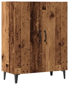 antik fa színű szerelt fa tálalószekrény 70 x 34 x 90 cm