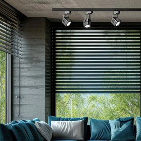 Spotlámpa sínrendszerrel VIENNA 3xGU10/10W/230V fekete