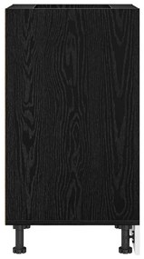 Konyhai alsó szekrény Riga Musta tammi 40 x 44,5 x 81,5 cm