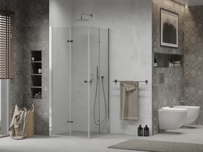 Mexen Lima DUO zuhanykabin 100x100 cm, átlátszó, króm, 856-100-100-02-00