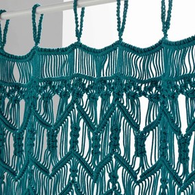 Kék függöny ajtóra 90x200 cm Macarena – douceur d'intérieur