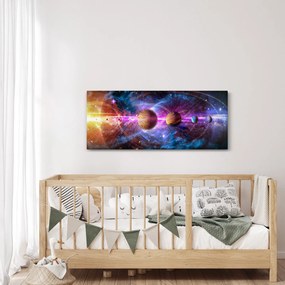 Kép - Naprendszer (120x50 cm)