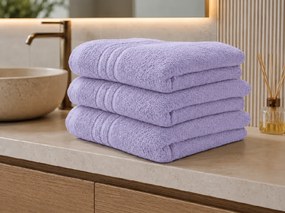 Fürdőlepedő CLASSIC COLOR 70 x 140 cm levendula, 100% pamut