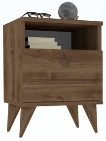 Éjjeliszekrény Barlo - Walnut