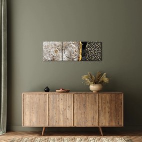 Kép - Fatörzs a kollázsban 2 (órával) (90x30 cm)