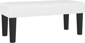 vidaXL fehér műbőr pad 70 x 30 x 30 cm