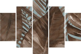 Kép - Pálma levél, akvarell (150x105 cm)