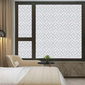 Ablakfólia öntapadós tejfehér matt adatvédelem 44 x 200 cm