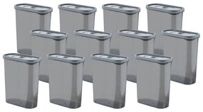 Élelmiszertartó doboz szett 12 db-os Fresco – Hermia