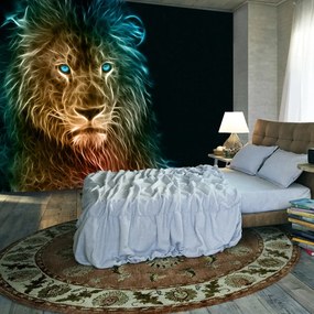 Öntapadó fotótapéta - Abstract lion, több méretben is (ez 98x70 cm)