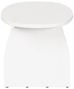 Dohányzóasztal Fehér 80 x 40 x 35 cm Tömör fenyőfa