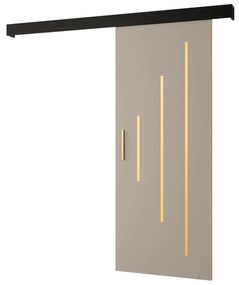 Tolóajtó 80 cm Slavdro 3 (kasmír + matt fekete). 1108856