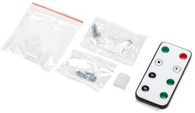 Aigostar - RGB LED, fényerőszabályozható napelemes szalag LED/1,6W/3,2V 5 m IP65 + távirányító