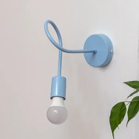 OXFORD fali lámpatest 1xE27/15W/230V kék