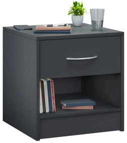 Casaria® Kiel éjjeliszekrény 41x39x28 cm - antracit