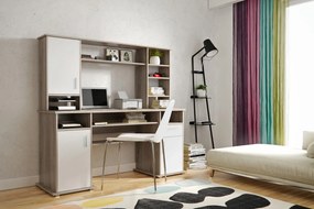 VIGO Íróasztal Trüffel/Fehér Színben