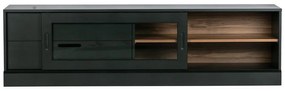 Fekete borovi fenyő TV-állvány 180x50 cm James – WOOOD