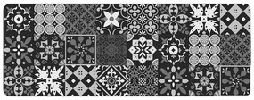 Fekete PVC futószőnyeg 45x120 cm Salou – douceur d'intérieur