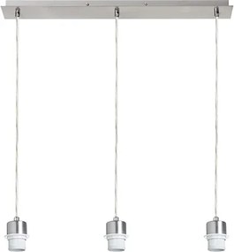 RENDL MORE 60 mennyezeti függőlámpa alap matt nikkel 230V LED E27 3x15W