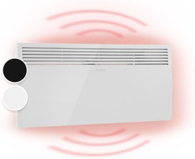 Klarstein Hot Spot Slimcurve, konvektor, fűtőtest,  80 x 40 cm, 40 m², 2000 W, 5 - 40 °C, IP24, fehér