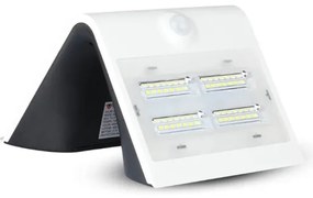 LED Napelemes érzékelős fali lámpa LED/3W/3,7V 3000/4000K IP65 fehér