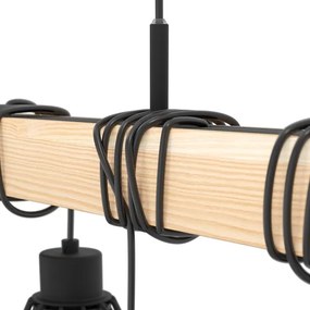 Eglo 43134 - TOWNSHEND függeszték 9xE27/60W/230V, kábellel