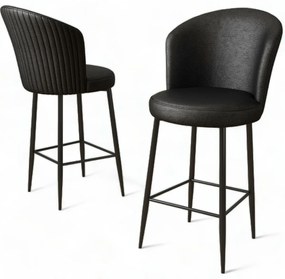 Uras Black and Black bárszék szett, 2 db, 2 db