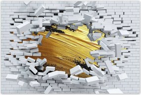 Poszterek 90x60 Arany csillogás ecsettel