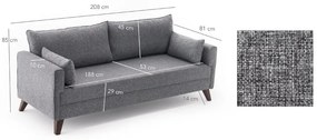 3 személyes kanapé Bella Sofa For 3 Pr - Szürke