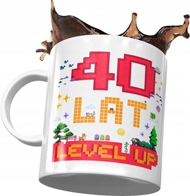 Születésnapi bögre 40 40-es 40-es Tökéletes Ajándék Nyomtatott Fotóval