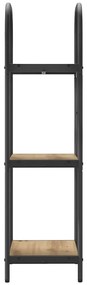 Könyvespolc kézműves tölgy 40 x 30 x 109 cm Faanyag