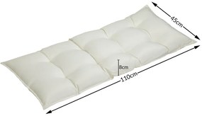 Detex® Padpárna 110x45x8cm - krémszínű