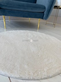 Royal Shaggy kerek Szőnyeg 252 White (Fehér) 67x67
