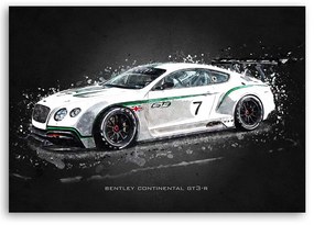 Gario Vászonkép Bentley continental gt3r - Gab Fernando Méret: 100 x 70 cm