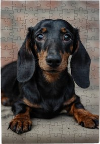 Tacskó Kutya Puzzle Tacskó 120 db-os 20x30 cm Kirakós