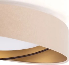 LED mennyezeti lámpa GALAXY MODERN LED/24W/230V átm. 55 cm bézs/barna/arany