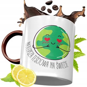 Bordó Bögre Anyósnak Születésnapra Ajándék fényképes nyomattal