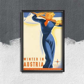 Plakát poszter Plakát poszter Tél Ausztriában