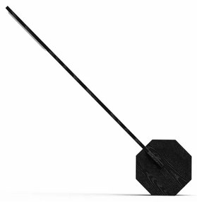 Fekete LED asztali lámpa (magasság 38 cm) Octagon One – Gingko