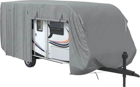 vidaXL Lakókocsihuzat szürke 732x250x220 cm nem szőtt szövetből