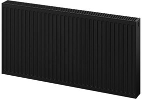 Mexen C22, panelradiátor 400 x 2200 mm, oldalsó csatlakozás, 2608 W, fekete, W422-040-220-70