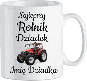 Kerámia bögre A világ legjobb farmere Nagypapa Nagypapa neve Ajándék