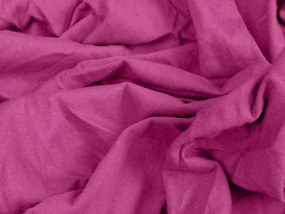 Jersey gumis lepedő, bíborvörös 90 x 200 cm