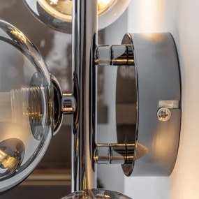 Brilagi - LED Fali lámpa MILLA 3xG9/3W/230V fényezett króm/füstös