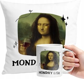 Bögre Szett Párna Ajándék Vicces Monday Róka Mona Róka Ajándék Szöveg