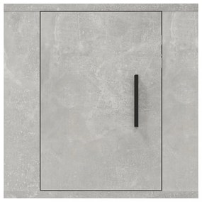 betonszürke fali TV-szekrény 40x34,5x40 cm