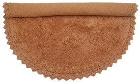Téglavörös mosható kézi szövésű pamut kerek szőnyeg ø 110 cm Perla Toffee – Nattiot