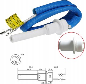 Kerámia pellet gyújtó pellet égő Kipi